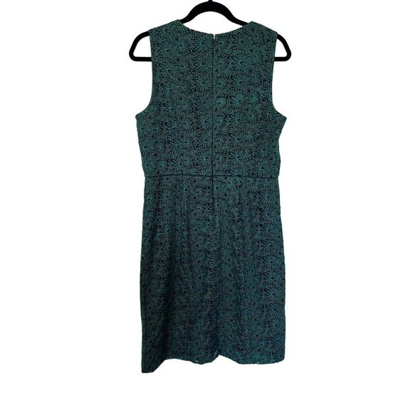 NWT Ann Taylor Emerald Green Midi Sheath Dress 10 - Picture 2 of 7